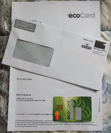 ecoPayz届いたecoCardのイメージ画像