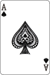 ブラックジャックでトランプカードのA（エース）の数え方イメージ画像